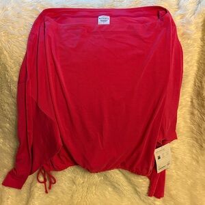 NWT Athleta Bright Pink Cool Down Top